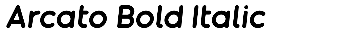 Arcato Bold Italic